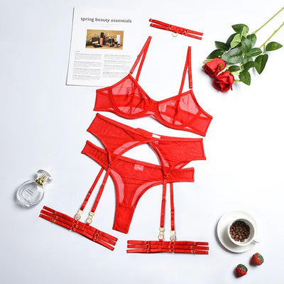 Azure | 4-teiliges Dessous-Set