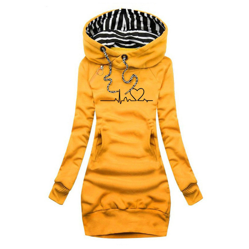 Anne | Herzschlag Bedruckter Pullover
