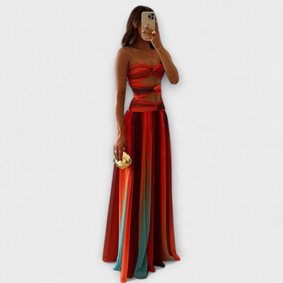 Laney - Maxikleid mit Off-Shoulder-Design