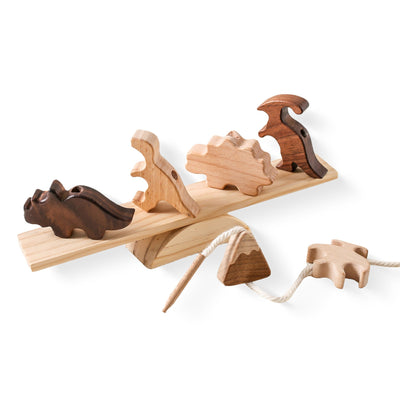 Balancierspiel aus Holz zur Förderung von Motorik und Gleichgewicht – Formenfreude