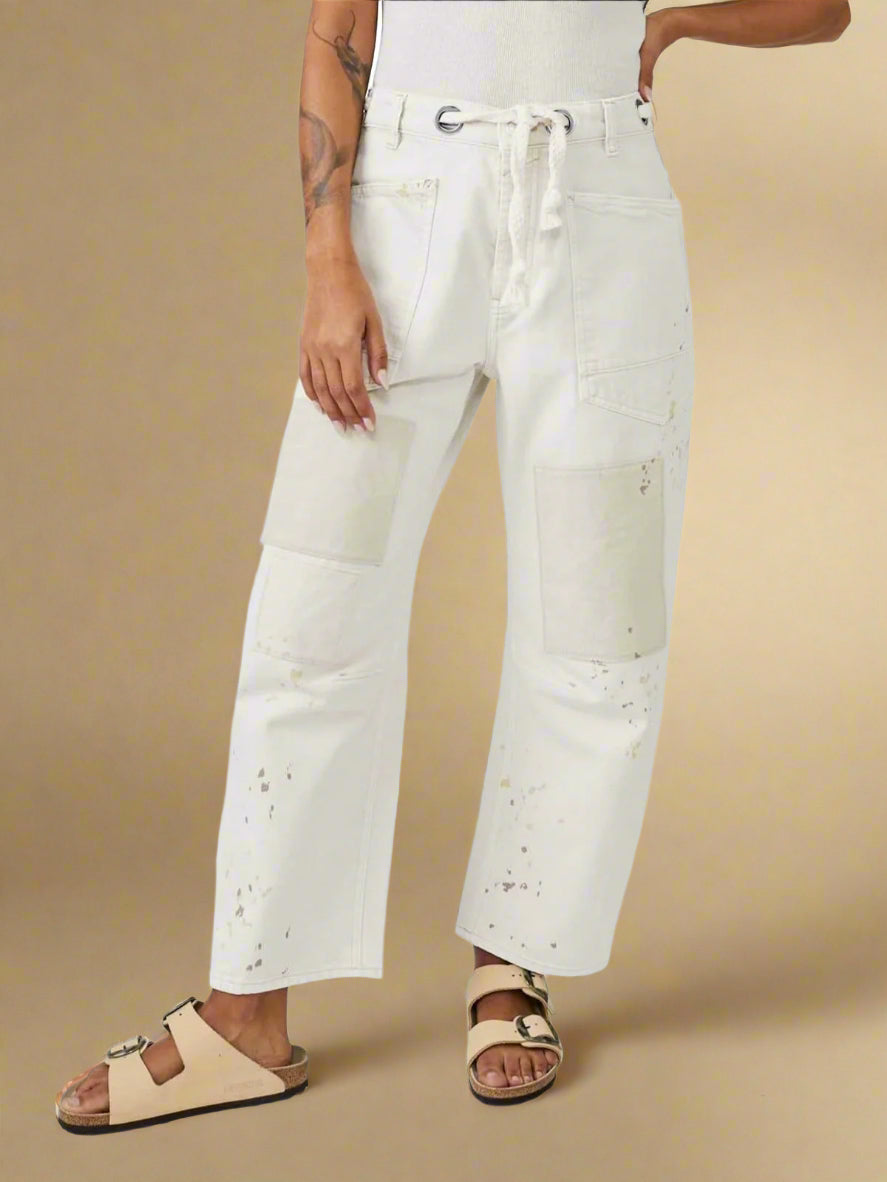 Rhea | Boho-inspirierte Patchwork-Hose für einen lässigen Look