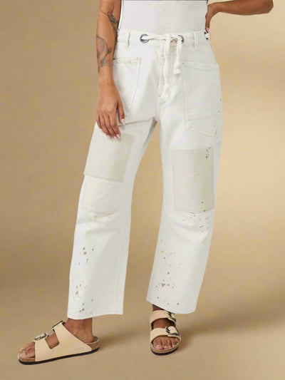 Rhea | Boho-inspirierte Patchwork-Hose für einen lässigen Look