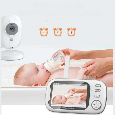 Babyüberwachung mit Nachtsicht und 2-Wege-Audio – Inklusive Temperaturanzeige
