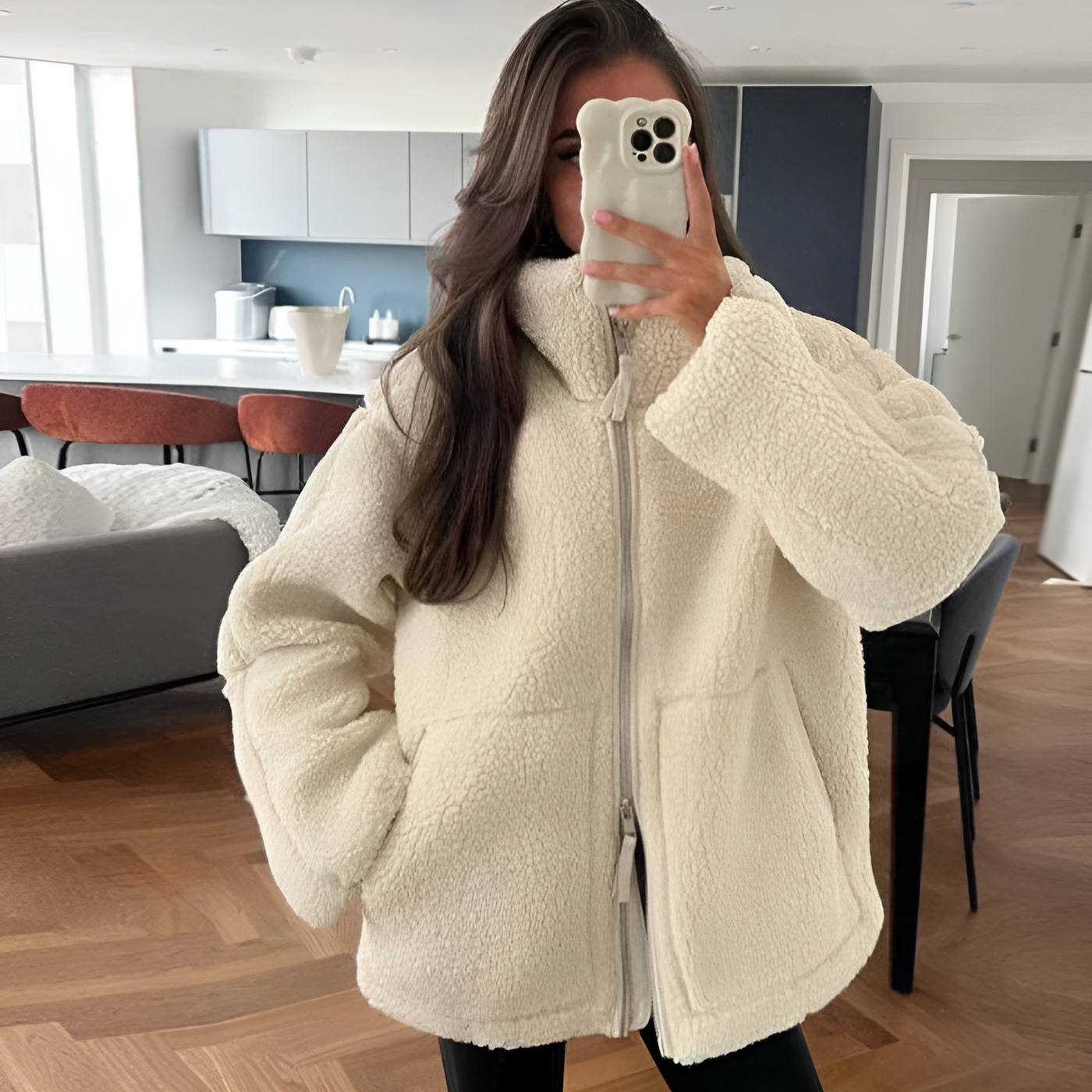Adrian & Co. | Ultra-weiche Teddy-Fleece-Jacke für kuschelige Wärme