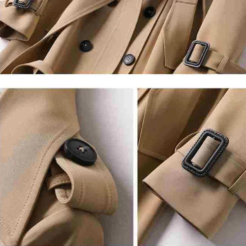 Ann Eleganter Winter-Trenchcoat