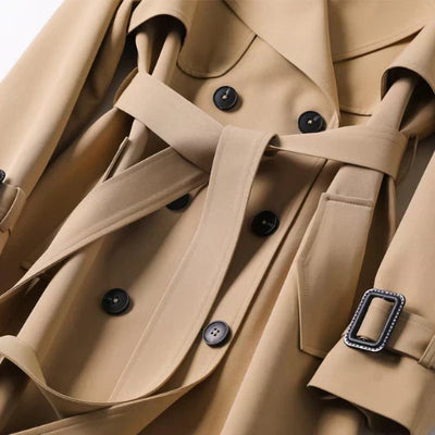 Ann Eleganter Winter-Trenchcoat