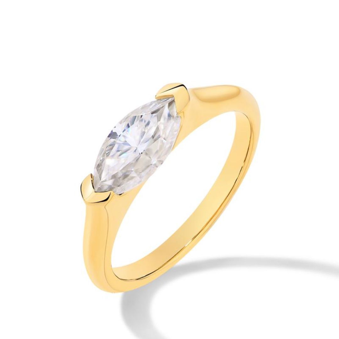 Hailey Playa Thin Gold Ring
