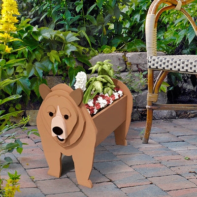 Brauner Bär Pflanzgefäß