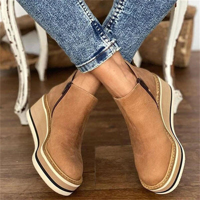 Yara | Stilvolle Komfort-Stiefelette aus Leder