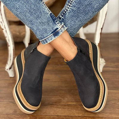Yara | Stilvolle Komfort-Stiefelette aus Leder
