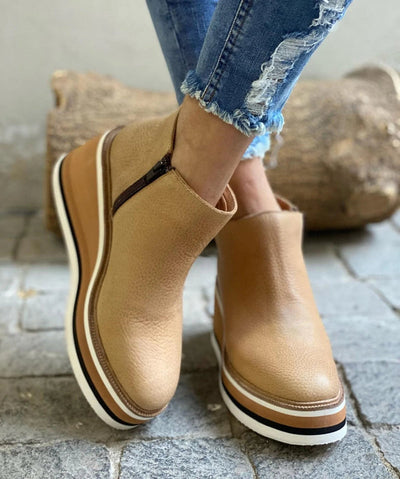 Yara | Stilvolle Komfort-Stiefelette aus Leder