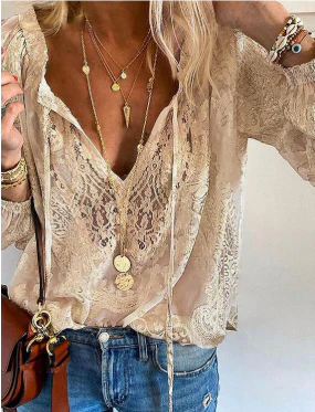 Bella | Festliches Damenkleid im Bohemian Stil mit Langärmeln