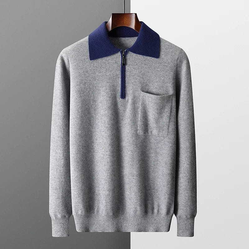 Amedeo | Pullover mit Reißverschlusskragen