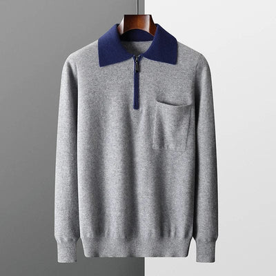 Amedeo | Pullover mit Reißverschlusskragen