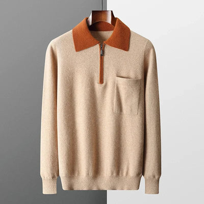 Amedeo | Pullover mit Reißverschlusskragen