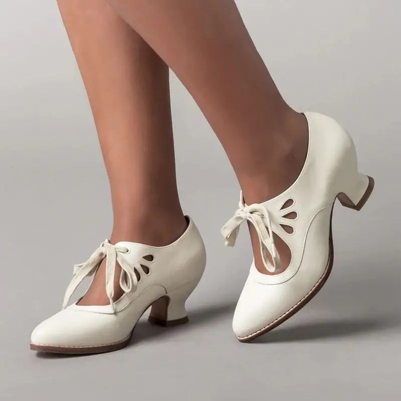 Angela™ - Orthopädische Leder-Absatzsandalen