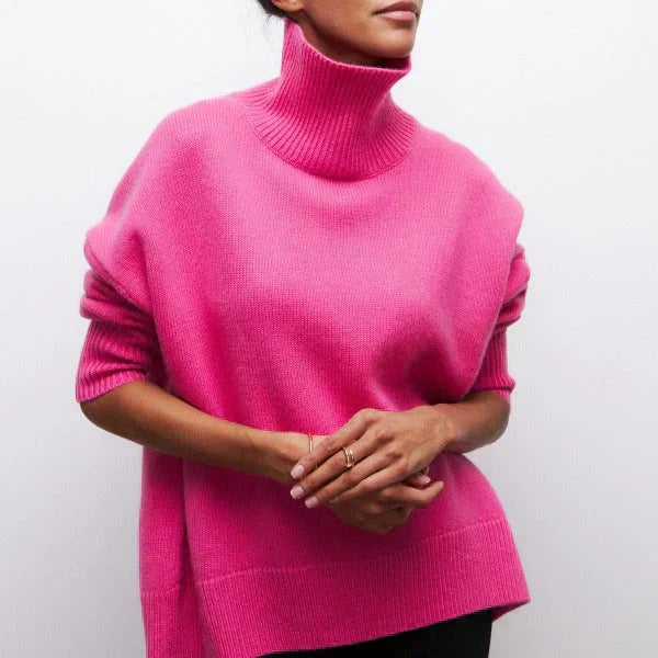Amandine™ - Oversized Rollkragenpullover