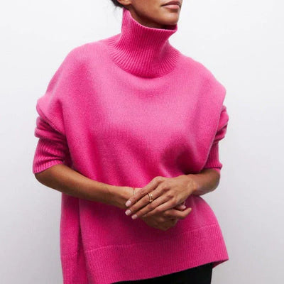 Amandine™ - Oversized Rollkragenpullover