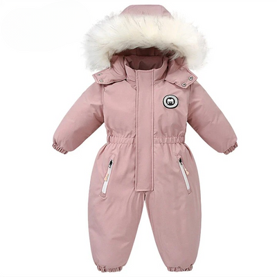 Baby-Winteroverall mit Kapuze, wasserdicht und gefüttert – Mila