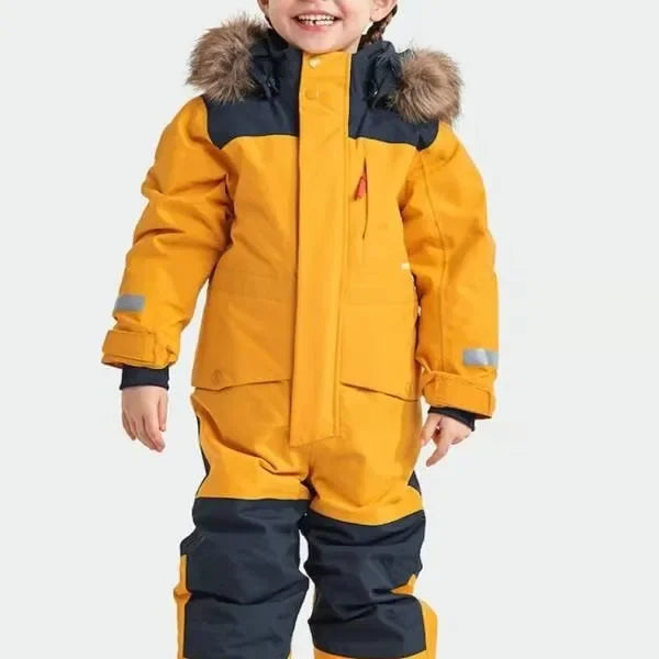 Wasserdichter & winddichter Kinder-Skioverall mit Kapuze – Mika