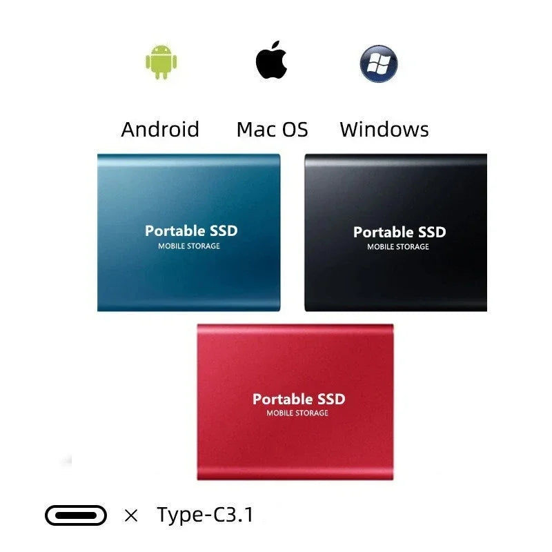 Agilis SSD | Ultraleichte Tragbare SSD 1TB Hochgeschwindigkeits-Festplatte