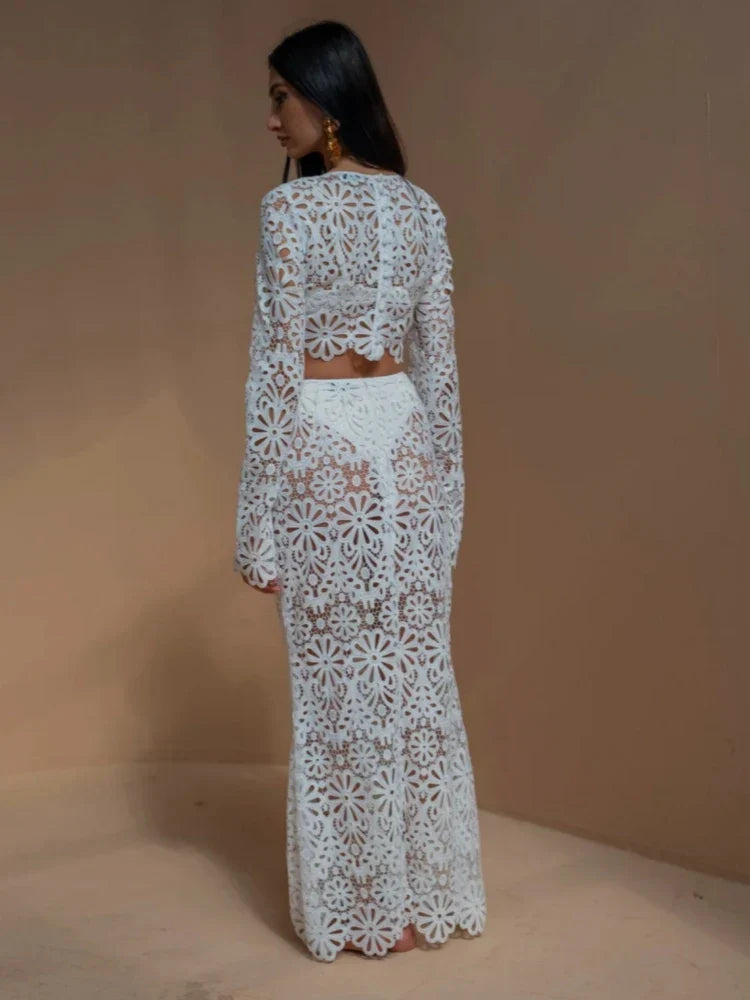Berta | Wunderschönes Strandkleid Set