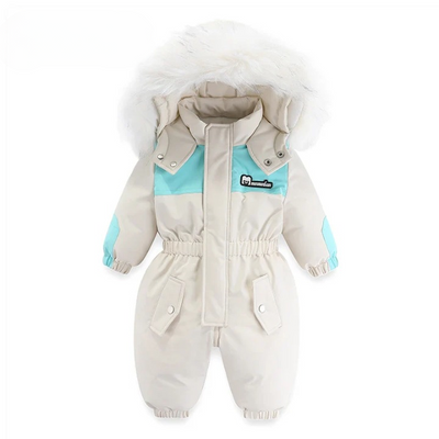 Baby-Winteroverall mit Kapuze, wasserdicht und gefüttert – Mila