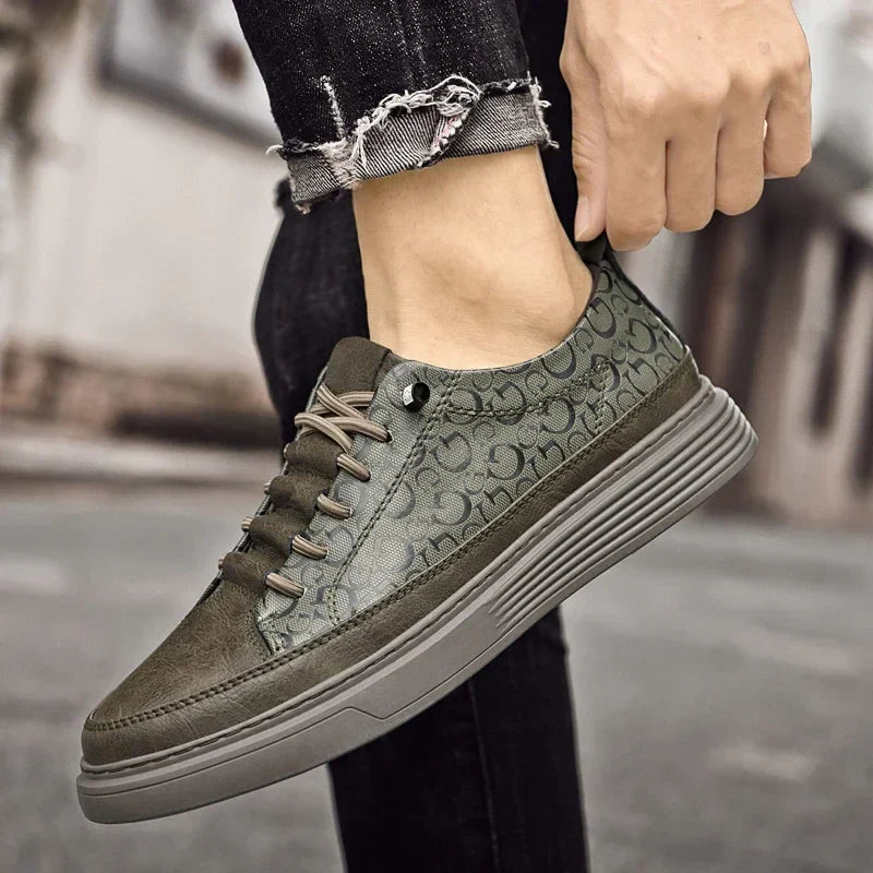 Sebastian | Bequeme Turnschuhe aus Leder
