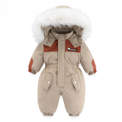 Baby-Winteroverall mit Kapuze, wasserdicht und gefüttert – Mila