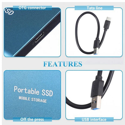 Agilis SSD | Ultraleichte Tragbare SSD 1TB Hochgeschwindigkeits-Festplatte