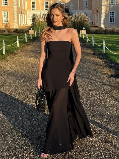 Ziva | Elegantes Damenkleid mit Seitlicher Fente für Hochzeitsgast und Festliche Anlässe