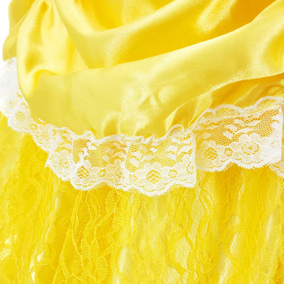 Gelbe Prinzessinnen-Set Kind – Bellezia