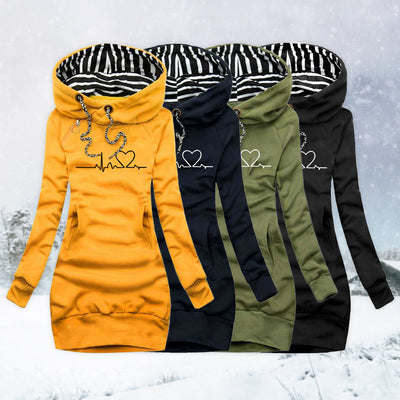Anne | Herzschlag Bedruckter Pullover