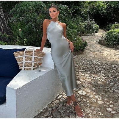 Ärmelloses Maxi-Kleid für Damen - Seralyae
