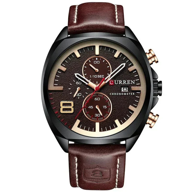 Wasserdichte Chronographen-Sportuhr im Militär-Design