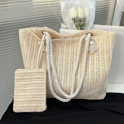 Bali | Strandtasche aus Stroh für Strand und Freizeit