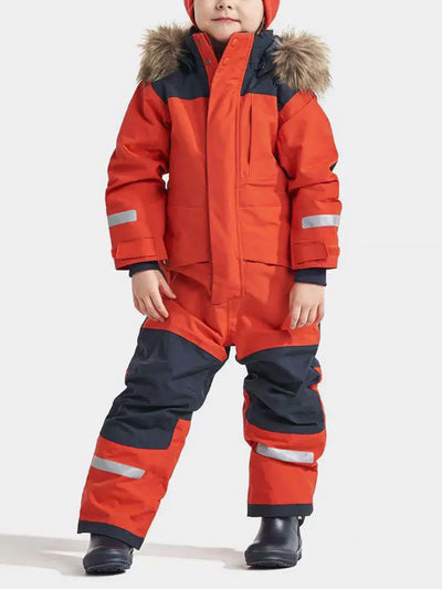 Wasserdichter & winddichter Kinder-Skioverall mit Kapuze – Mika