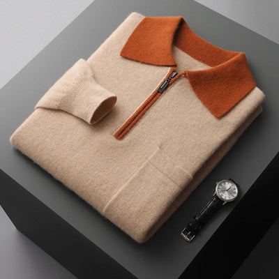 Amedeo | Pullover mit Reißverschlusskragen