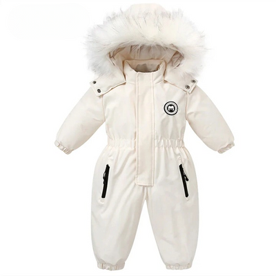 Baby-Winteroverall mit Kapuze, wasserdicht und gefüttert – Mila