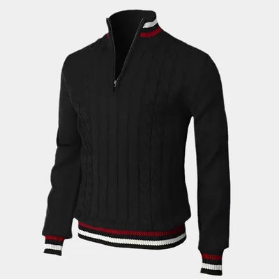 Max | Rollkragenpullover mit halbem Reißverschluss