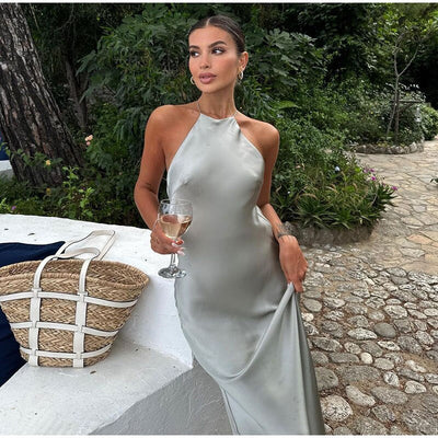 Ärmelloses Maxi-Kleid für Damen - Seralyae