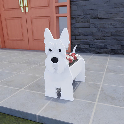 Scottish Terrier Pflanztopf