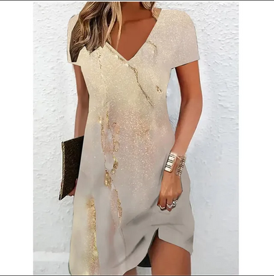 Bianca | Cocktailkleid für Damen mit Glitzer – Festlich und Elegant