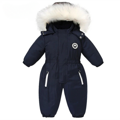 Baby-Winteroverall mit Kapuze, wasserdicht und gefüttert – Mila