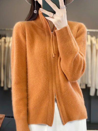 Amelia Gemütlicher Zip-Up Cardigan