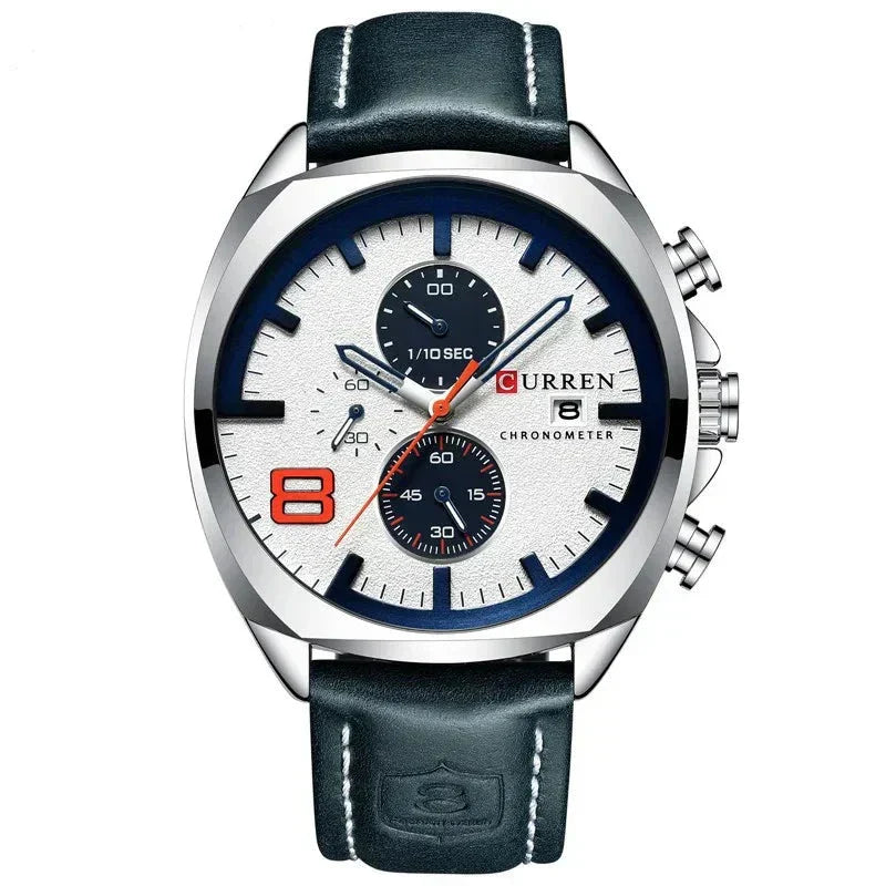 Wasserdichte Chronographen-Sportuhr im Militär-Design
