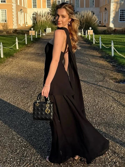 Ziva | Elegantes Damenkleid mit Seitlicher Fente für Hochzeitsgast und Festliche Anlässe
