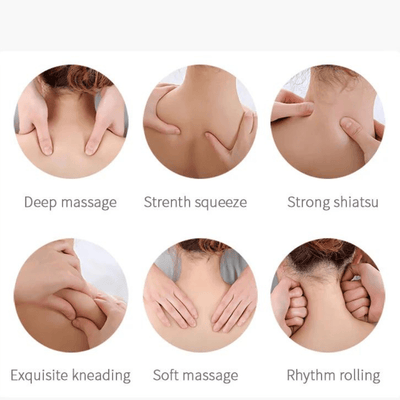 BodyCare | Entspannendes Shiatsu-Massagekissen für Rücken und Nacken