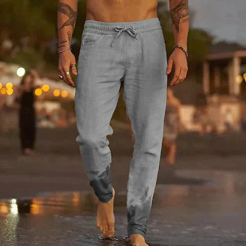 Vista | Baumwoll-Leinen Herrenhose