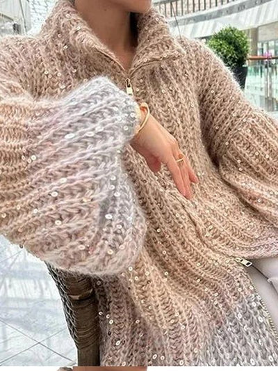 Angelina | Luxuspullover mit eleganten Details